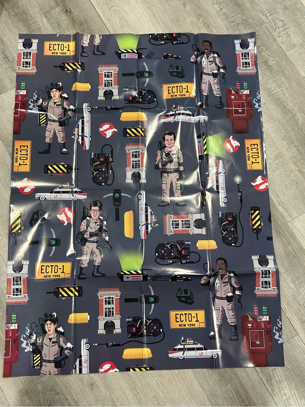RSVLTS Ghostbusters wrapping paper!